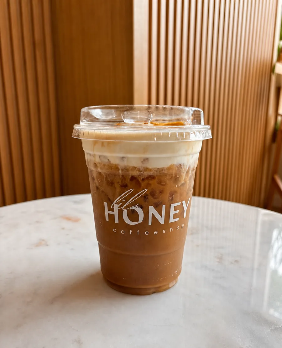 Lil Honey salted whipped honey shaken espresso